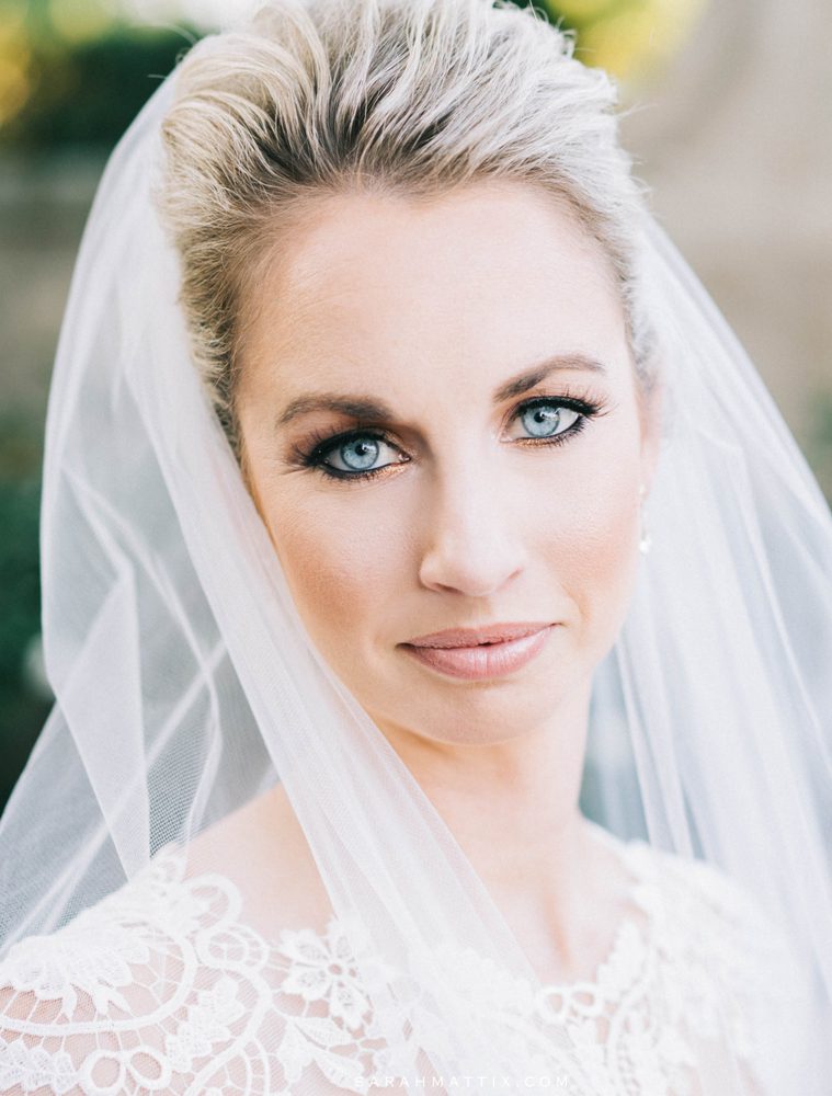brides blue eyes