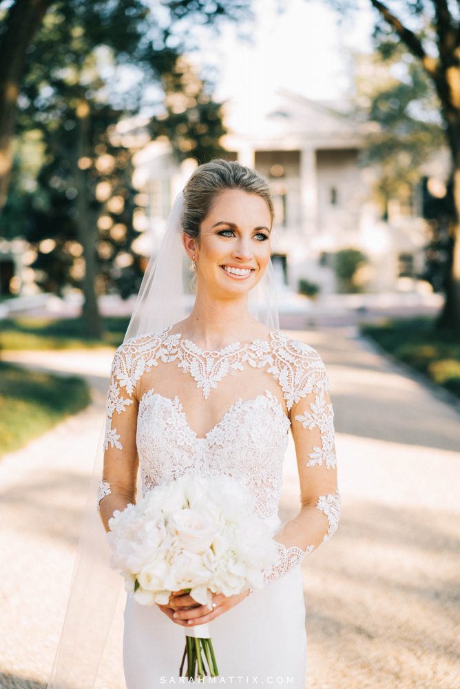 bride looking away