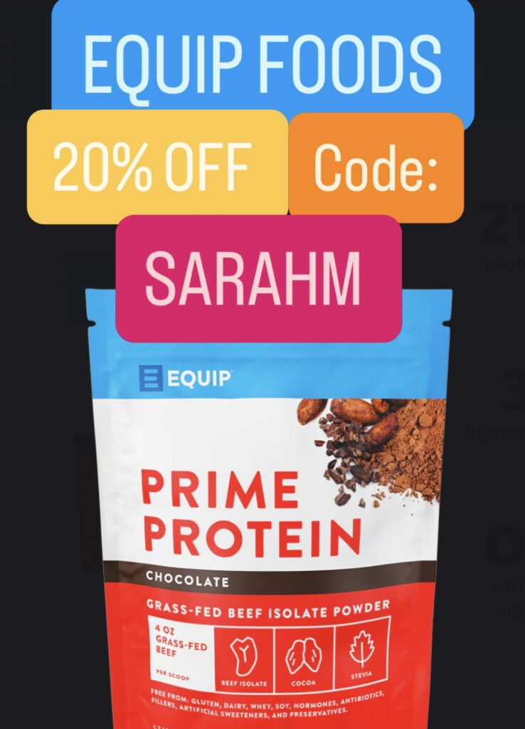 Equip foods coupon code