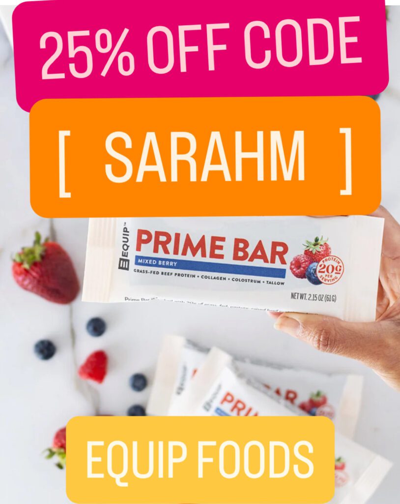 Equip foods discount code